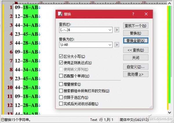 电脑高手教你如何精通非常规文本替换