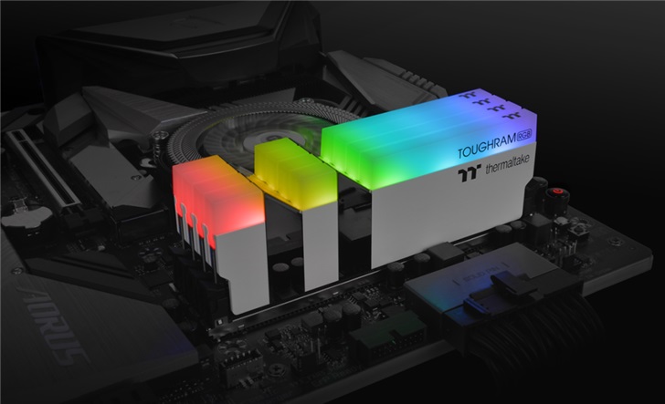 Thermaltake曜越消息:正式发布TOUGHRAM RGB 高频率内存