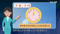 子夜是指现在的什么时间