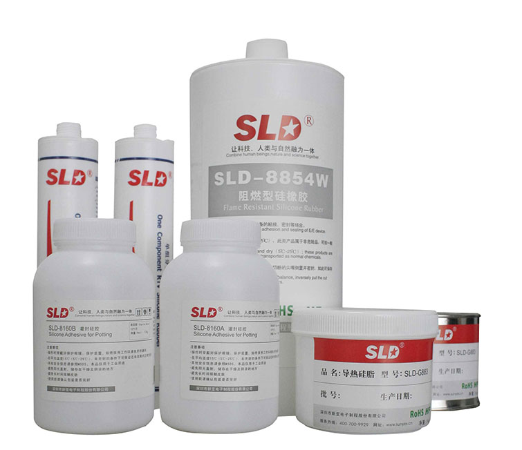 电子胶水国内品牌：SLD新材料-电子硅胶方案解决商